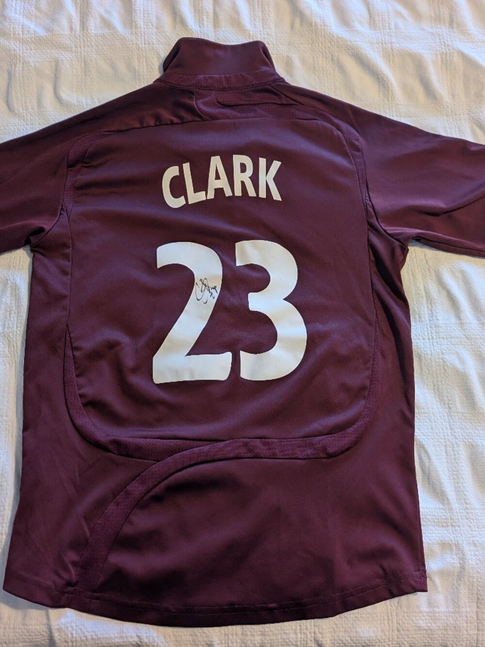 Colorado Rapids Colin Clark Autographed Jersey